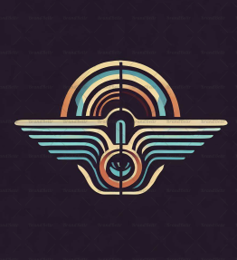 Abstraktes Retro
